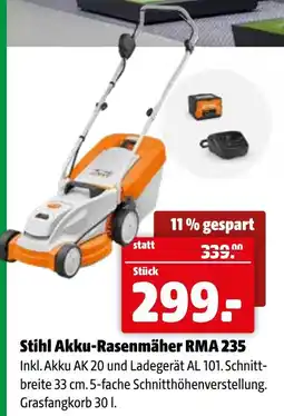 Der Grissemann Stihl akku-rasenmäher rma 235 Angebot