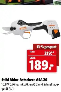 Der Grissemann Stihl akku-astschere asa 20 Angebot