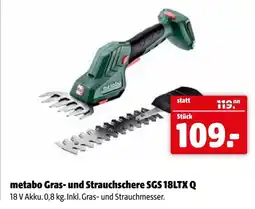 Der Grissemann Metabo gras- und strauchschere sgs 18ltx q Angebot