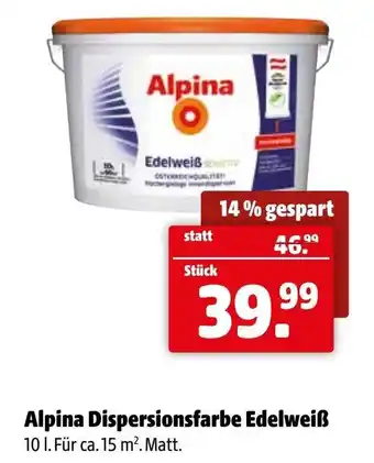 Der Grissemann Alpina dispersionsfarbe edelweiß Angebot