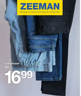 Zeeman Jeanshosen Angebot