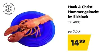 Landmarkt Haak & Christ Hummer gekocht im Eisblock Angebot