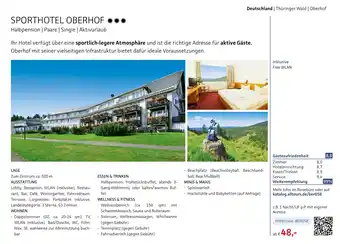 Alltours Sporthotel oberhof Angebot