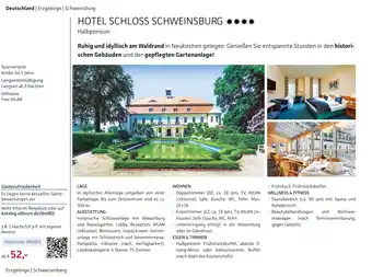 Alltours Hotel schloss schweinsburg Angebot