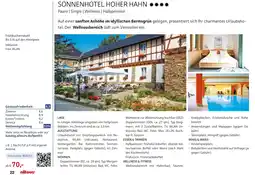 Alltours Sonnenhotel hoher hahn Angebot