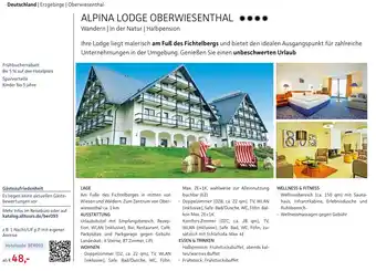 Alltours Alpina lodge oberwiesenthal Angebot