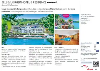 Alltours Bellevue rheinhotel & residence Angebot