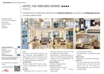 Alltours Hotel the yard bad honnef Angebot