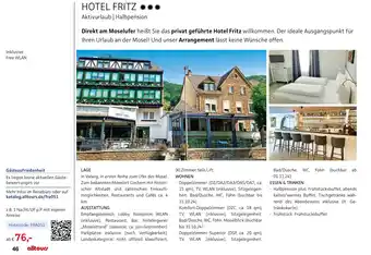 Alltours Hotel fritz Angebot