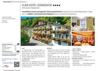 Alltours Flair hotel sonnenhof Angebot