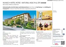 Alltours Wunsch hotel mürz - natural health & spa Angebot