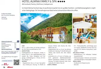 Alltours Hotel almina family & spa Angebot