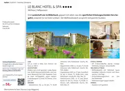 Alltours Le blanc hotel & spa Angebot