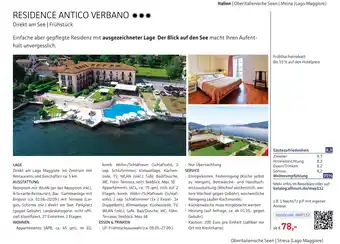 Alltours Residence antico verbano Angebot