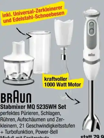 Maximarkt Braun Stabmixer-Set MQ5235WH Angebot