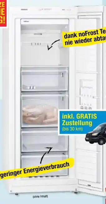 Maximarkt Siemens Gefrierschrank GS29NVWEP Angebot