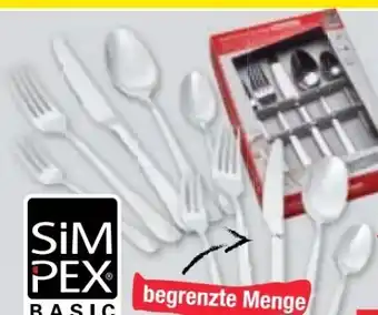 Maximarkt Simpex Basic Besteckgarnitur Angebot