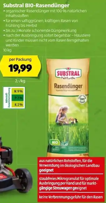 Hofer Substral Bio Rasendünger 10 Kg Angebot