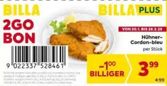 Billa Hühner- Cordon-bleu Angebot