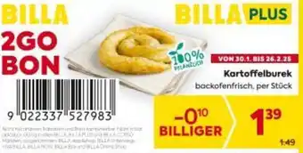 Billa Kartoffelburek Angebot
