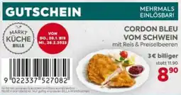 Billa CORDON BLEU VOM SCHWEIN Angebot