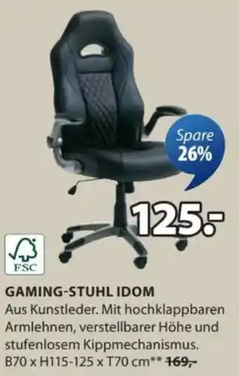 JYSK GAMING-STUHL IDOM Angebot