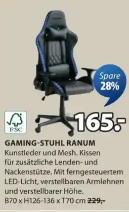 JYSK GAMING-STUHL RANUM Angebot