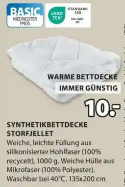 JYSK SYNTHETIKBETTDECKE STORFJELLET Angebot