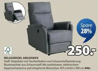 JYSK RELAXSESSEL ABILDSKOV Angebot