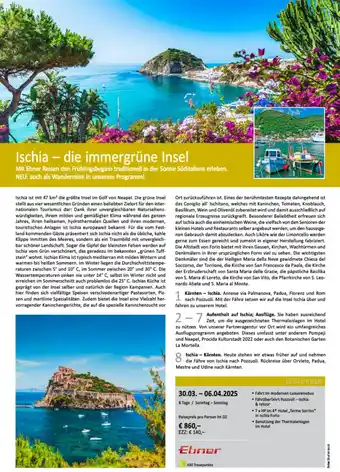 Bacher Reisen Ischia - die immergrüne Insel Angebot