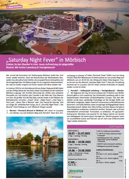 Bacher Reisen Saturday Night Fever in Mörbisch Angebot