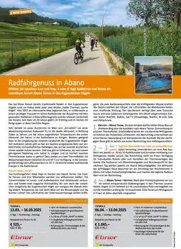 Bacher Reisen Radfahrgenuss in Abano Angebot