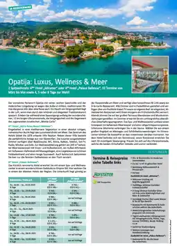 Bacher Reisen Opatija: Luxus, Wellness & Meer Angebot