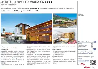 Alltours Sporthotel silvretta montafon Angebot