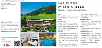 Alltours IFA ALPENHOF WILDENTAL Angebot