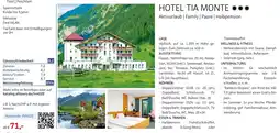 Alltours HOTEL TIA MONTE Angebot