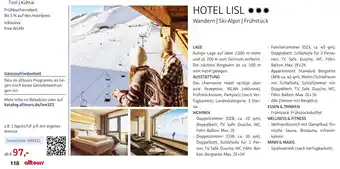 Alltours HOTEL LISL Angebot