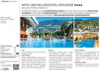 Alltours Aktiv- und wellnesshotel kohlerhof Angebot