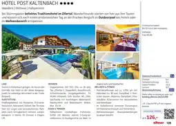 Alltours Hotel post kaltenbach Angebot