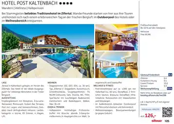 Alltours Hotel post kaltenbach Angebot