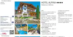 Alltours Hotel alpina Angebot