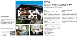 Alltours HAUS NIEDERMÜHLBICHLER Angebot