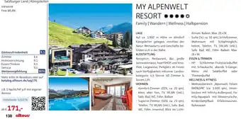 Alltours My alpenwelt resort Angebot