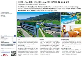 Alltours Hotel tauern spa zell am see-kaprun Angebot