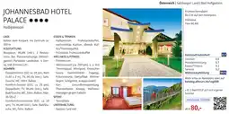 Alltours Johannesbad hotel palace Angebot