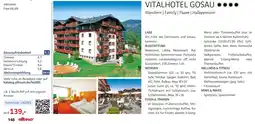 Alltours Vitalhotel gosau Angebot