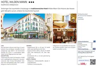 Alltours Hotel wilden mann Angebot