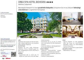 Alltours Orea spa hotel bohemia Angebot