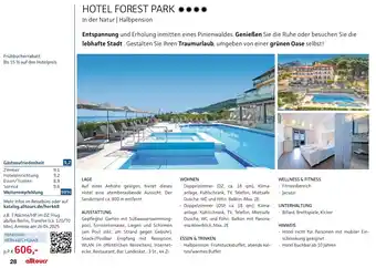 Alltours Hotel forest park Angebot