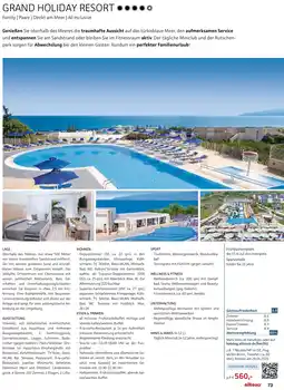 Alltours Grand holiday resort Angebot